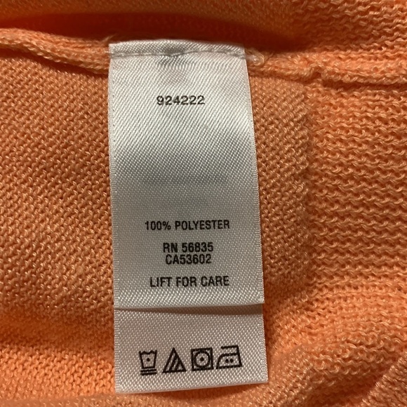 Cabela’s long sleeve sweater Size Medium, very good condition, light orange - Picture 4 of 5